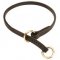 Silent Leather German Shepherd Choke Collar
