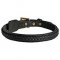 Top Notch Braided Leather German Shepherd Collar
