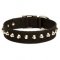 Fashionable Nylon German Shepherd Collar With Piramids