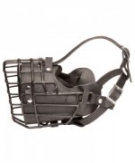 Fully Wire Cage Padded Muzzle for Winter German Shepherd Walking