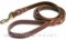 Braided Design Leather Leash for German Shepherd Handling