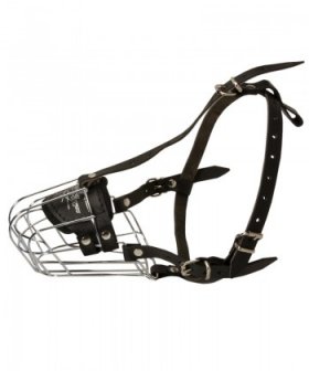 Lightweight Wire Basket German Shepherd Muzzle
