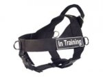 Pulling Nylon German Shepherd Harness with ID Patches for Working Dogs