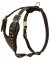 Adjustable Leather German Shepherd Harness with Studs for Walking