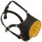 Nappa Padded Leather German Shepherd Muzzle