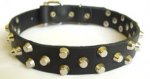 Durable Leather German Shepherd Collar with Studs