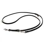 Multitasking Leather Dog Leash for German Shepherd Breed