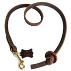 Pocket Training Leather German Shepherd Leash