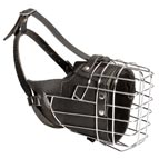 Fully Padded Hard German Shepherd Wire Cage Muzzle