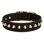 Fashionable Nylon German Shepherd Collar With Piramids