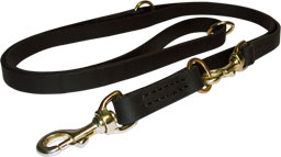 Fantastic German Shepherd Multitask Leather Leash