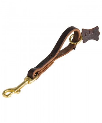 Strong Leather German Shepherd Pull Tab for Fast and Easy Control
