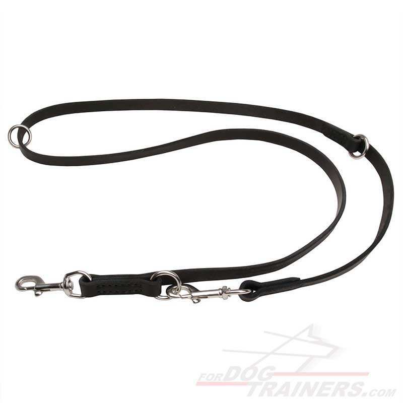 Amazing Multimode German Shepherd Leash with Stainless Steel Hardware