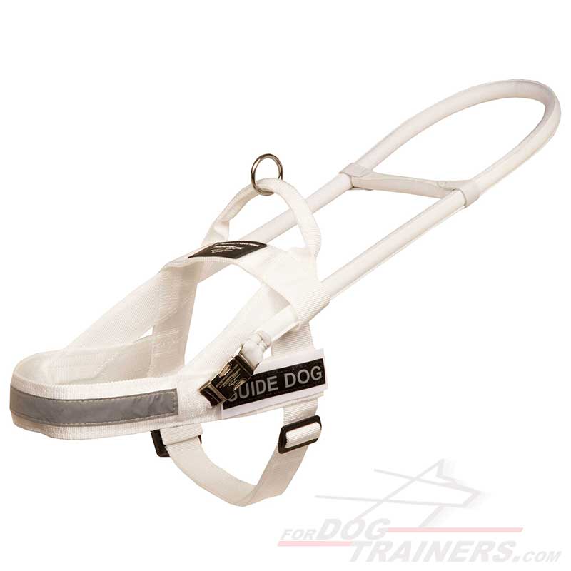 "True White Guide" Nylon Dog Harness for German Shepherd