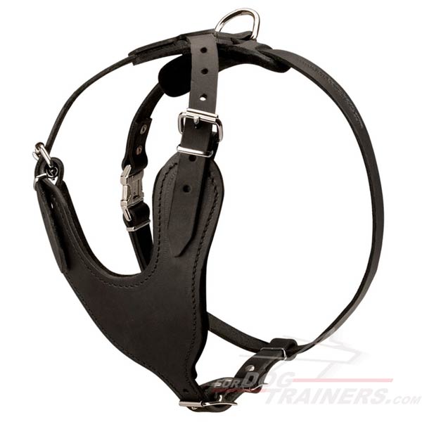 Multifunctional Leather German Shepherd Harness for Everyday Use