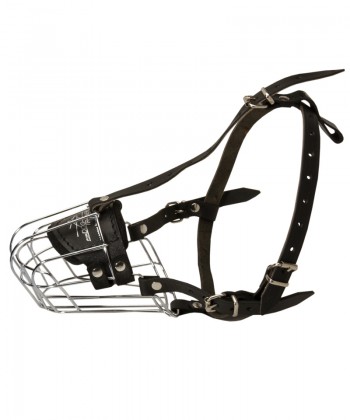 Lightweight Wire Basket German Shepherd Muzzle