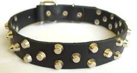 Durable Leather German Shepherd Collar with Studs